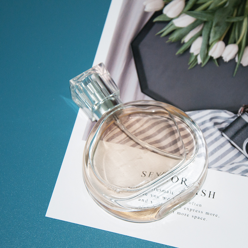50ml 30ml Round Clear Empty Refillable Spray Glass Perfume Bottle