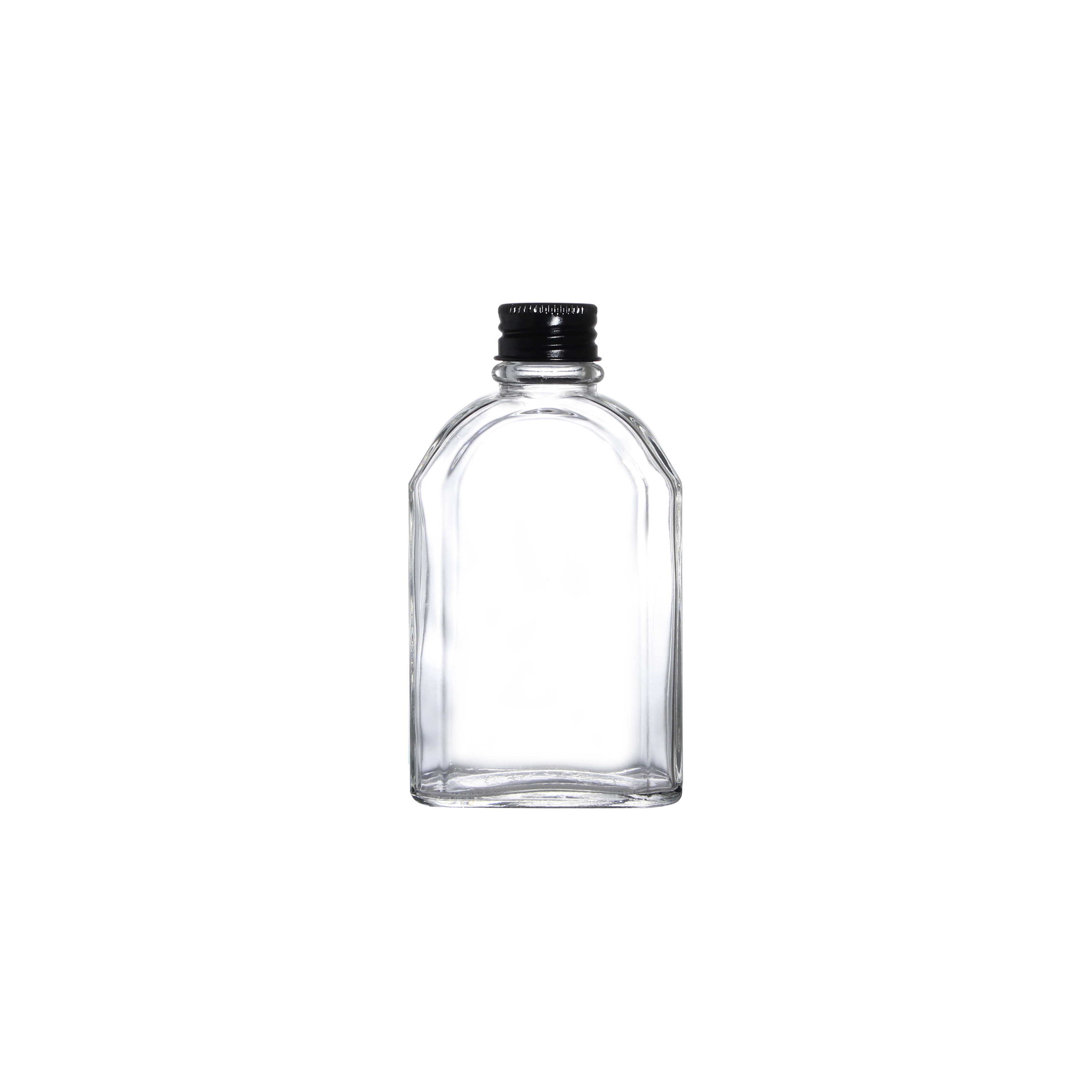 50ml- 350ml Kombucha Ice Tea Flat Glass Hip Flask Cold Brew Coffee Bottles