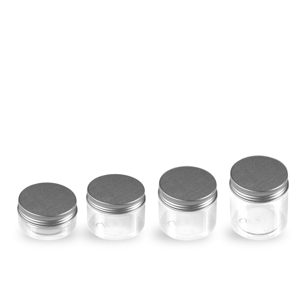 50ml - 500ml Hot Sale Food Grade Plastic Clear Transparent PET Jar for Candy with PP Cap