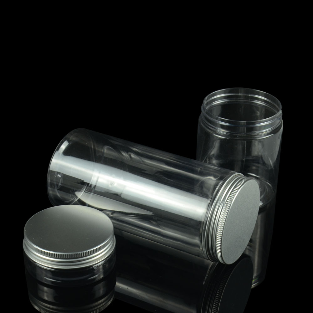 50ml - 500ml Hot Sale Food Grade Plastic Clear Transparent PET Jar for Candy with PP Cap