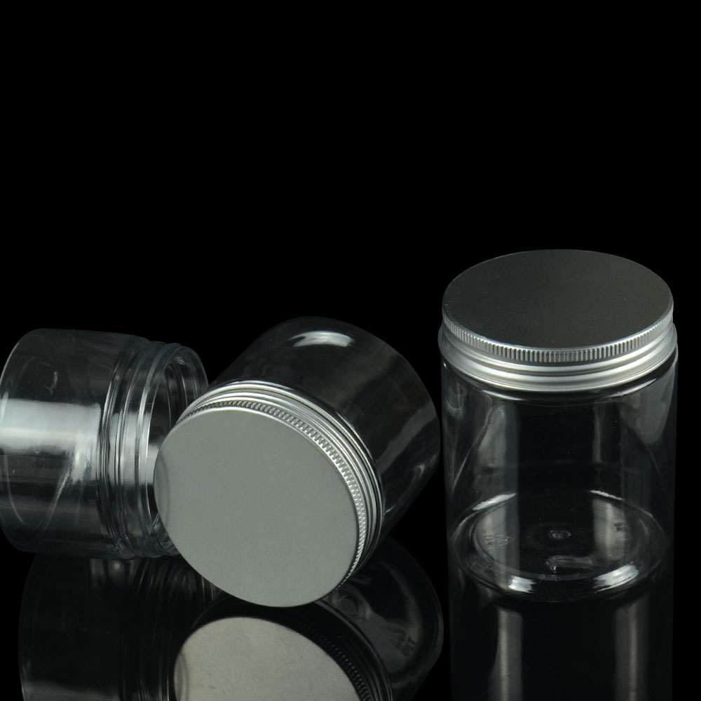 50ml - 500ml Hot Sale Food Grade Plastic Clear Transparent PET Jar for Candy with PP Cap