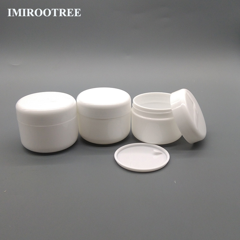 50ml 50g Colorful Face Cream Jars Pot Travel Plastic Empty Cosmetic Containers Cosmetic Sample Containers