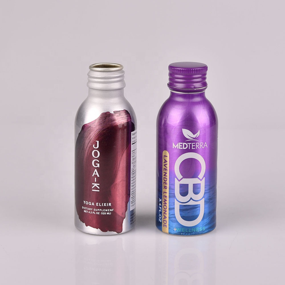 50ml 60ml 100ml 110ml 120ml 130ml 140ml 150ml wholesale high quality BPA free aluminum bottle drinks