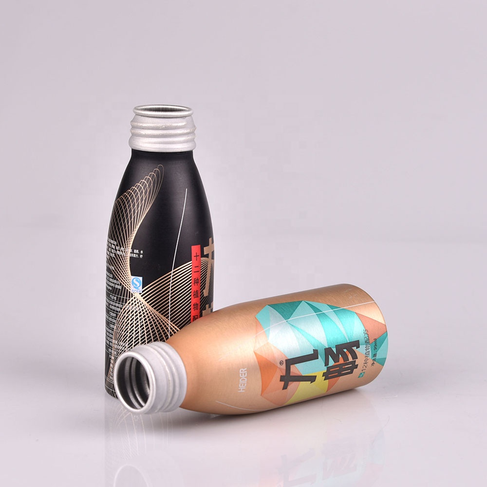 50ml 60ml 100ml 110ml 120ml 130ml 140ml 150ml wholesale high quality BPA free aluminum bottle drinks