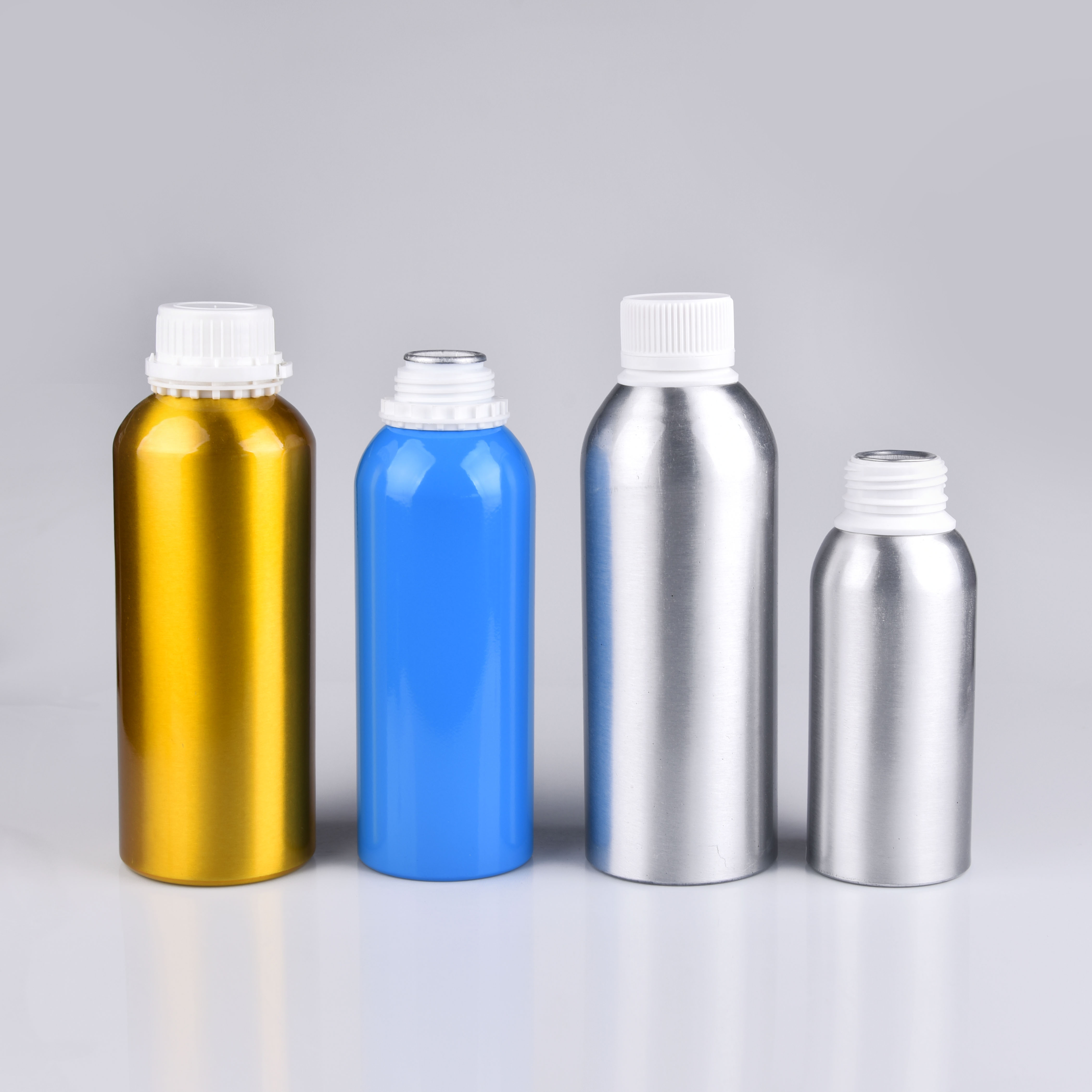 50ml 60ml 100ml 120ml 150ml 180ml 200m 210ml 250ml 300ml 500ml 750ml 100mll Aluminum Essential Oil Bottle