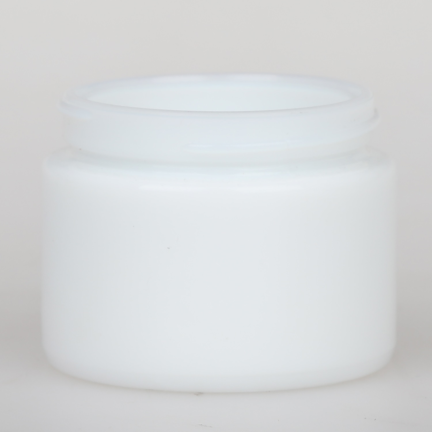 50ml 60ml 70ml wide mouth white glass medical hemp skincare cream jars custom 9ml round squared CBD concentrate wax jars