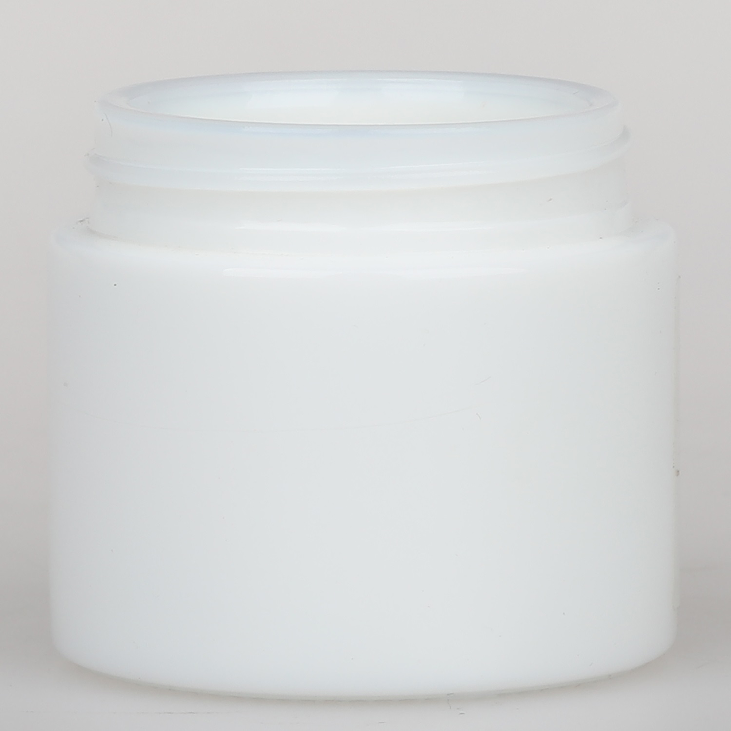 50ml 60ml 70ml wide mouth white glass medical hemp skincare cream jars custom 9ml round squared CBD concentrate wax jars