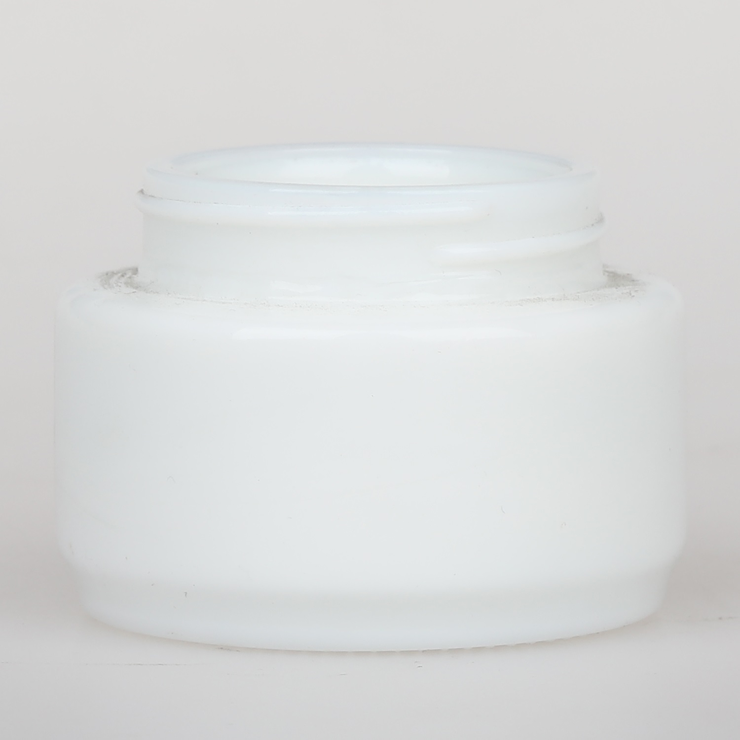 50ml 60ml 70ml wide mouth white glass medical hemp skincare cream jars custom 9ml round squared CBD concentrate wax jars