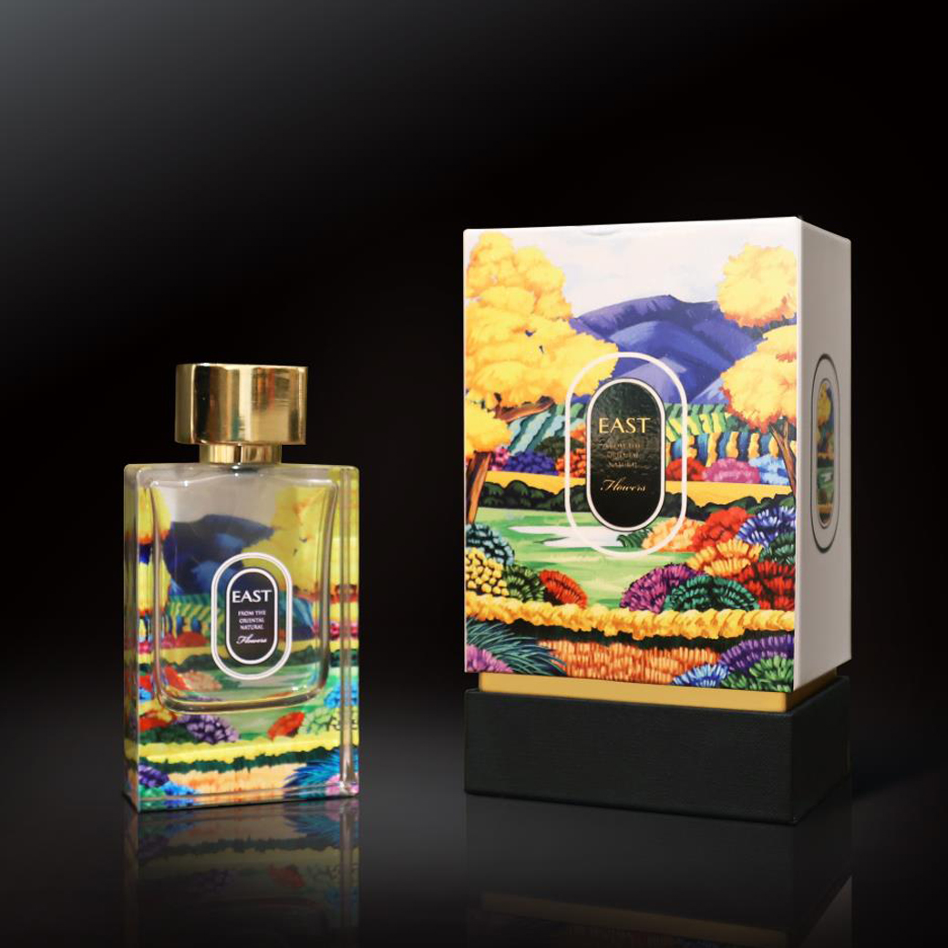 50ml 60ml cosmetic packaging China factory wholesale custom design brand frosted glass empty perfume spray bottles