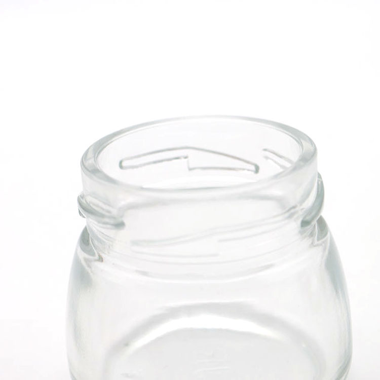 50ml 75ml 120ml 150ml wide mouth glass bird's nest bottles and jars with metal pink lid
