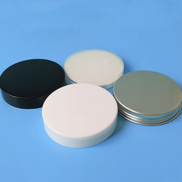50ml 80ml 100ml 120ml 150ml 200ml 250ml Cosmetic Packaging clear container and Colorful covers gold Plastic pet Jar