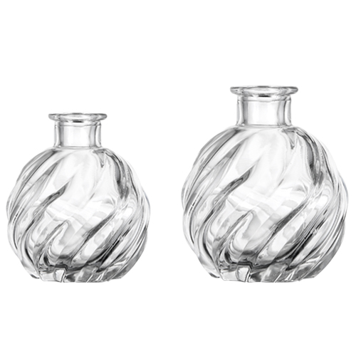 50ml 80ml 100ml 150ml 200ml 250ml  empty Aromatherapy Bottle Round square Shaped Clear Reed Diffuser Glass Bottle