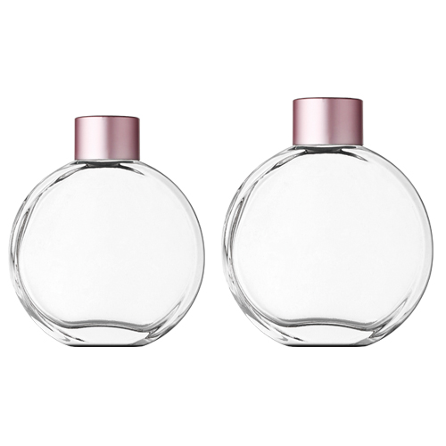 50ml 80ml 100ml 150ml 200ml 250ml empty Aromatherapy Bottle Round square Shaped Clear Reed Diffuser Glass Bottle