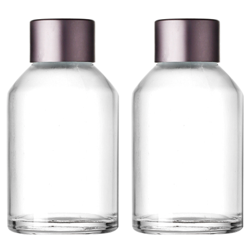 50ml 80ml 100ml 150ml 200ml 250ml empty Aromatherapy Bottle Round square Shaped Clear Reed Diffuser Glass Bottle