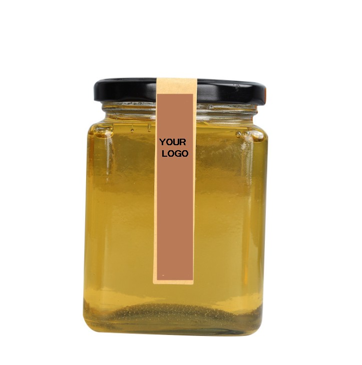 50ml 80ml 100ml 200ml 280ml 380ml 500ml 730ml Food safe recycled glass jar for honey jam and pickle with metal lid