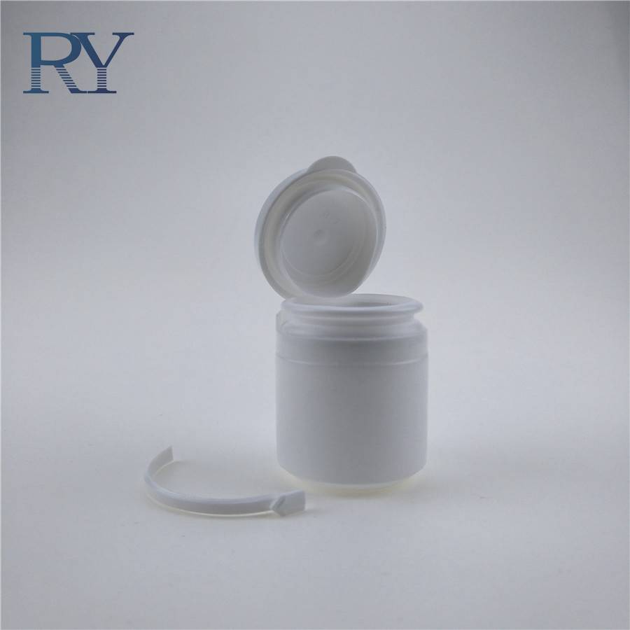 50ml 80ml 100ml HDPE white plastic  bottles pharma bottles with easy-pulling lid