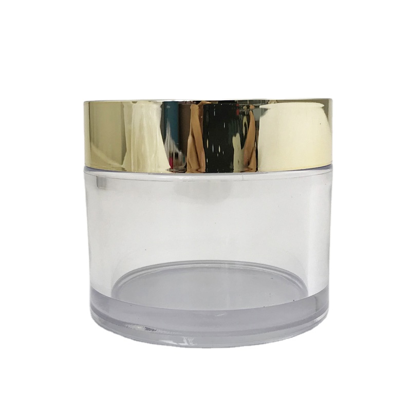 50ml 80ml 100ml clear wholesale PETG plastic jars with lid