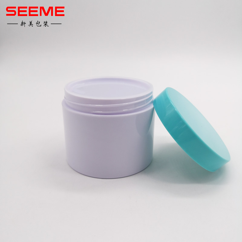 50ml 80ml 100ml clear wholesale PETG plastic jars with lid