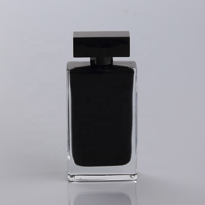 50ml 80ml 100ml inner painting color glass perfume bottle luxury