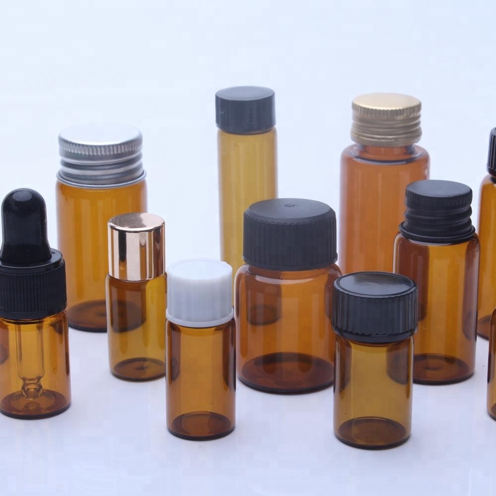 50ml Amber Glass Test Tube With Screw Cap