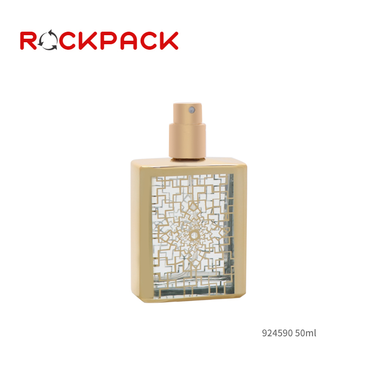 50ml Attar glass perfume bottle arabic style cosmetic packaging