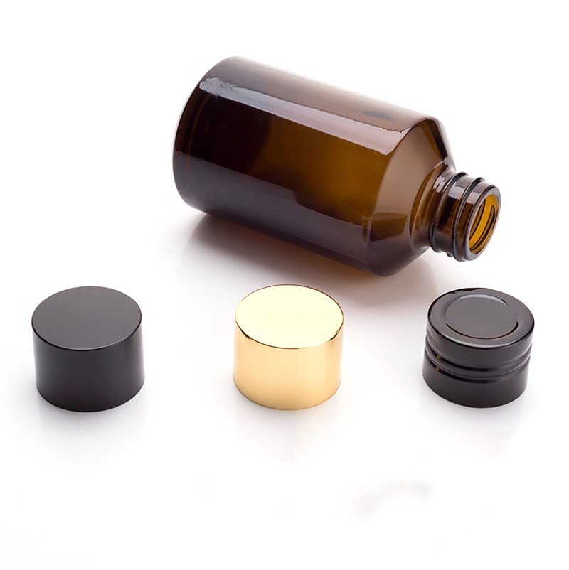 50ml Brown safforn empty cylinder shape spray pump 50 ml gradient cylindrical thick perfume glass bottle