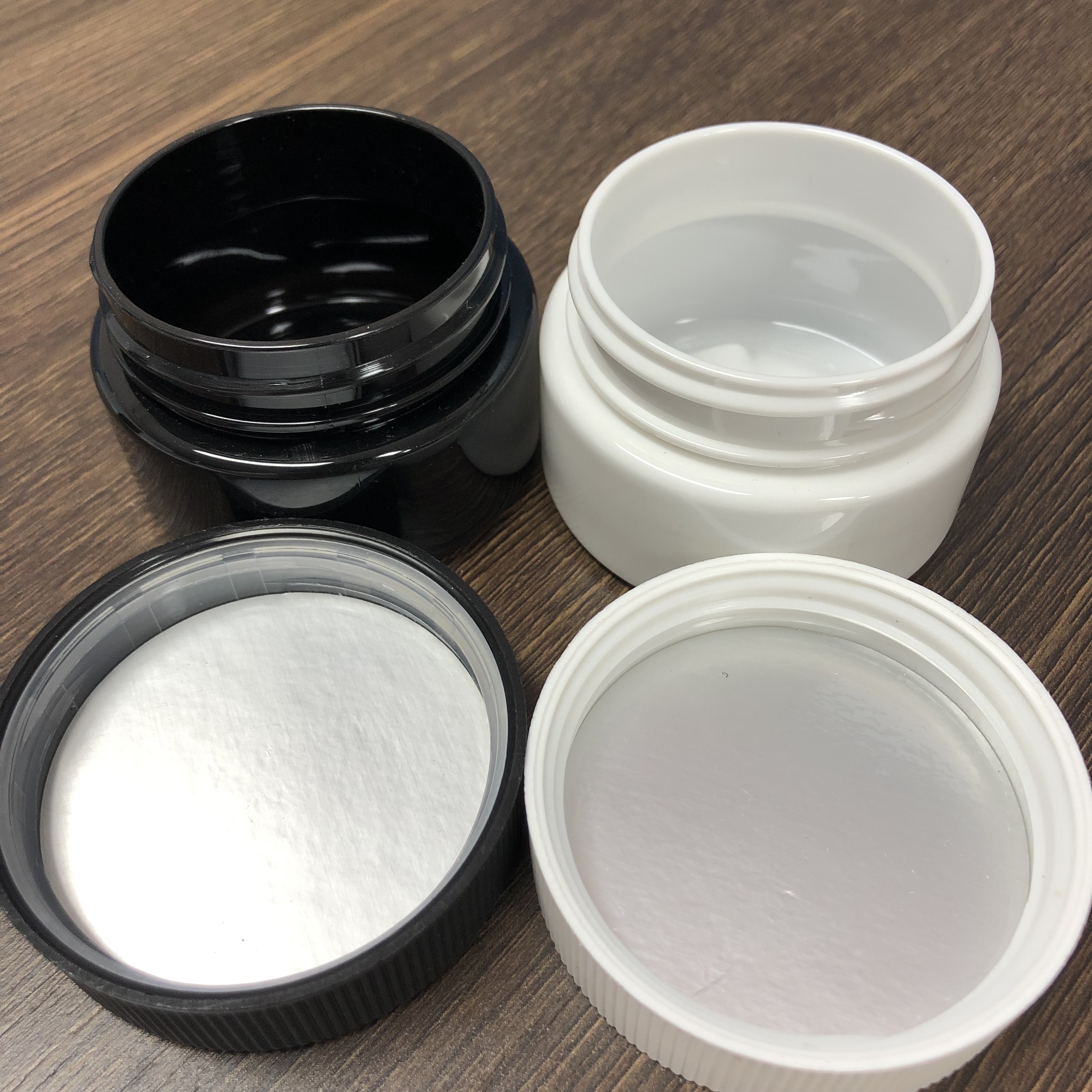 50ml CRC PET Jar Childproof PET jar Plastic Cylinder Medicine Pharma Jar Opaque color with Press Cap Wholesale
