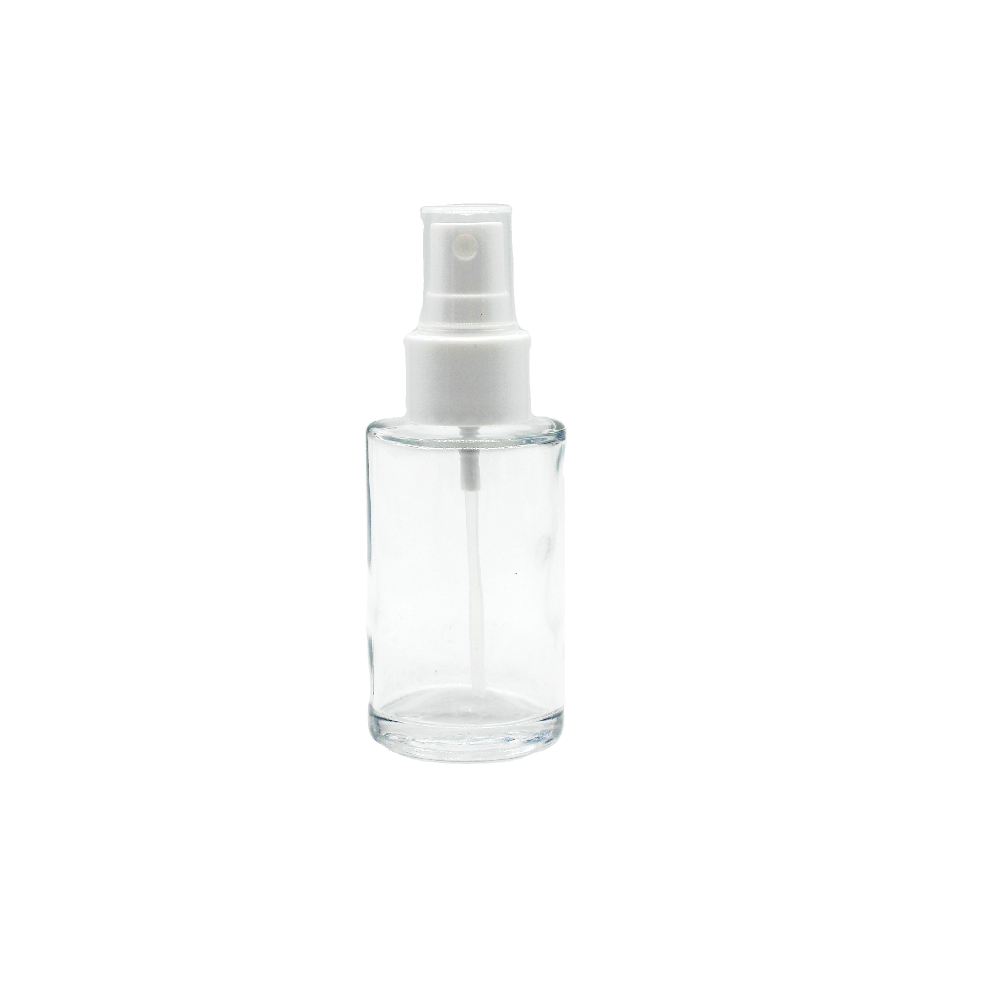 50ml Clear Empty Refill Glass Fine Mist Glass Spray Bottle bottles with Atomizer