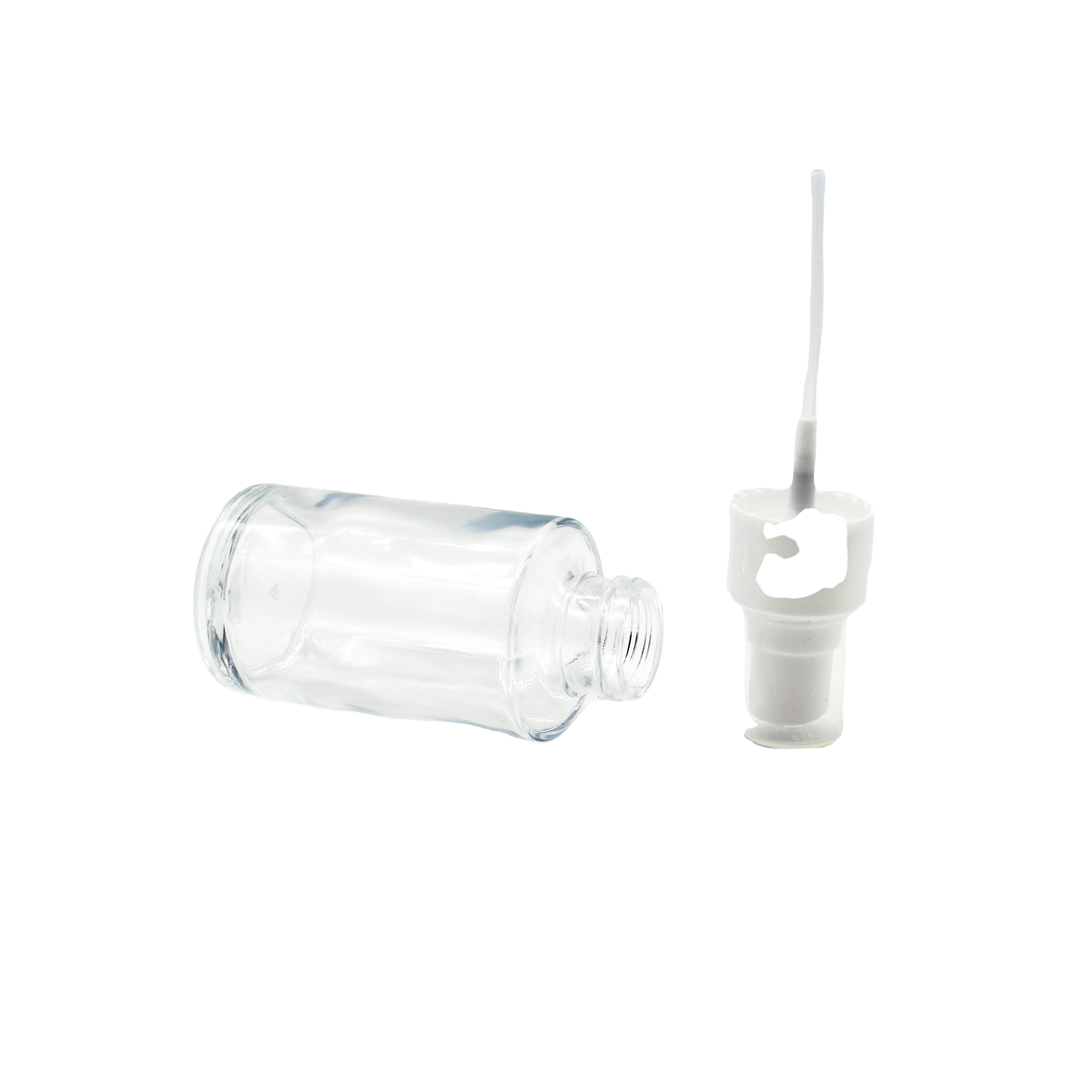 50ml Clear Empty Refill Glass Fine Mist Glass Spray Bottle bottles with Atomizer