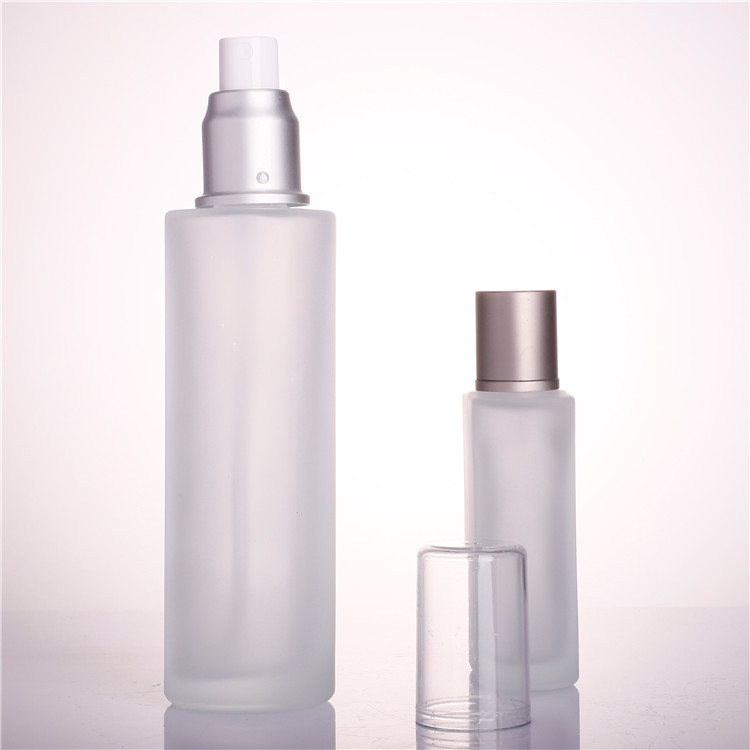 50ml Clear Glass Spray Perfume Bottle Personal Care Sandblasted Surface
