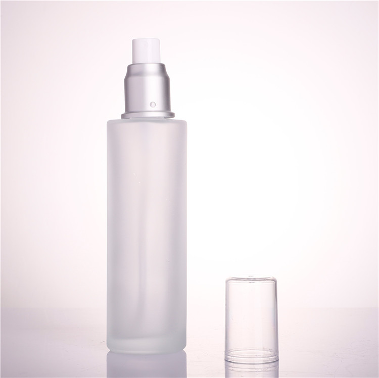 50ml Clear Glass Spray Perfume Bottle Personal Care Sandblasted Surface