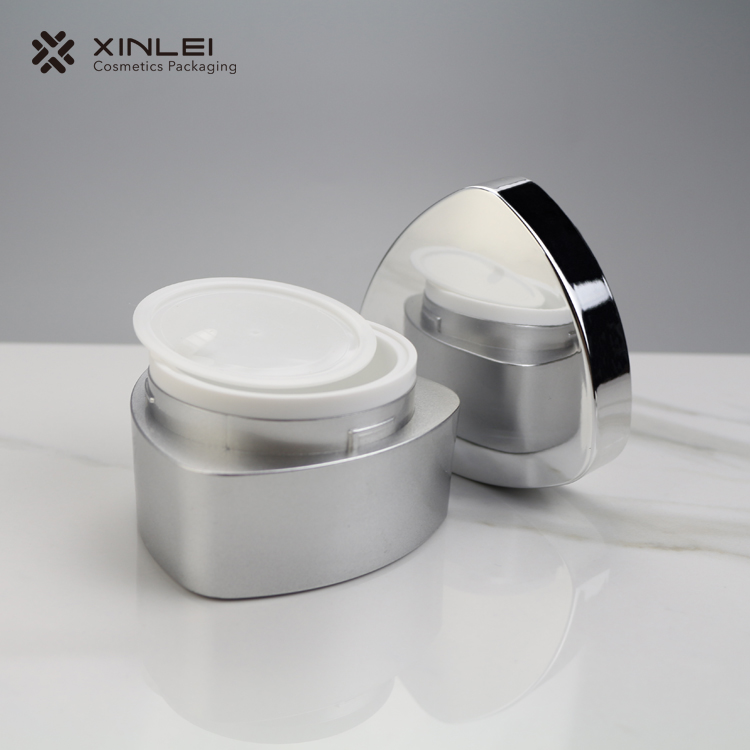 50ml Cosmetic Container 50g Empty Plastic Cream Jar Triangle skincare jar