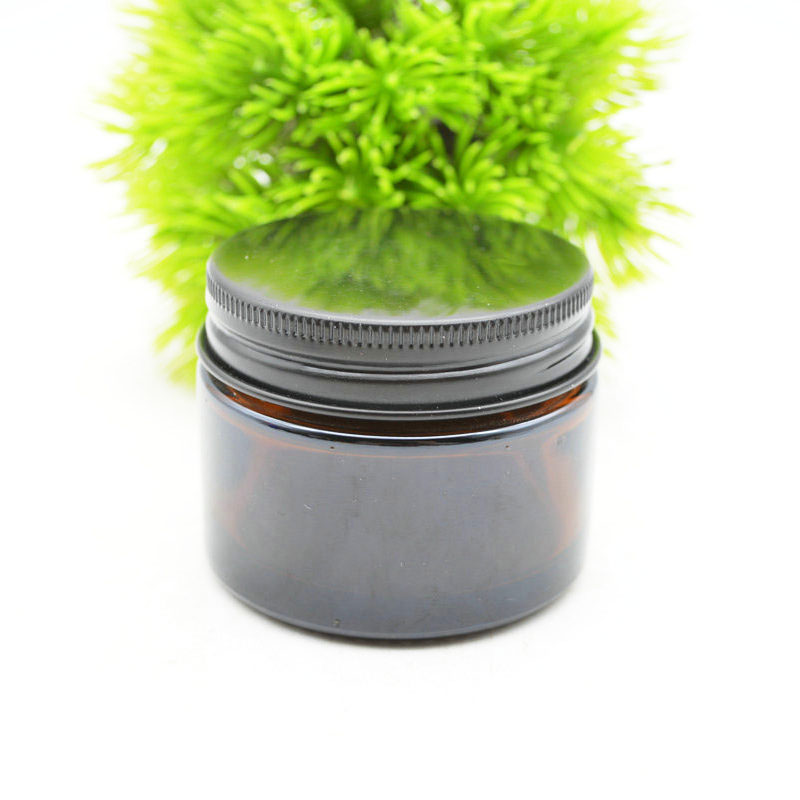 50ml  Cosmetic Jar Amber Face Cream Jar Round Cosmetic Packaging Jars
