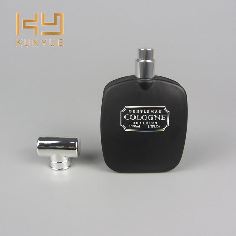 50ml Custom Black Perfume spray bottle for men