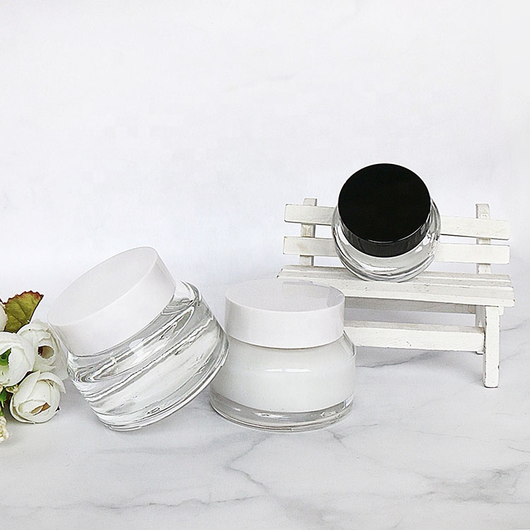 50ml Empty Cosmetic Jars With Lids for Makeup, Lotion, Cream, Lip Balm Packaging