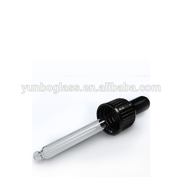 50ml Empty Euro Glass Dropper Bottle with Glass Pipette and Rubber Top in Stock