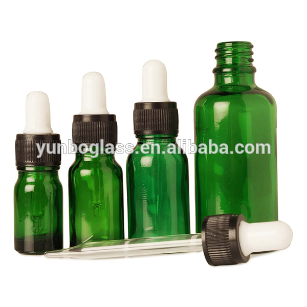 50ml Empty Euro Glass Dropper Bottle with Glass Pipette and Rubber Top in Stock