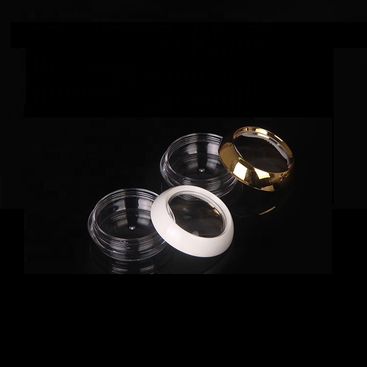 50ml Fancy Empty Plastic Acrylic Cosmetic Jars with Screw Cap for Skin Care Cream