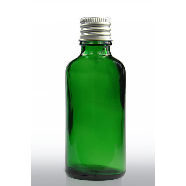 50ml Green DIN18mm Euro Glass Bottle Essential Oil Glass Bottle with dropper or screw cap or fine mist spray
