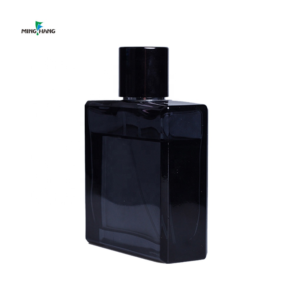 50ml High quality black glass spray mini empty perfume bottle for man