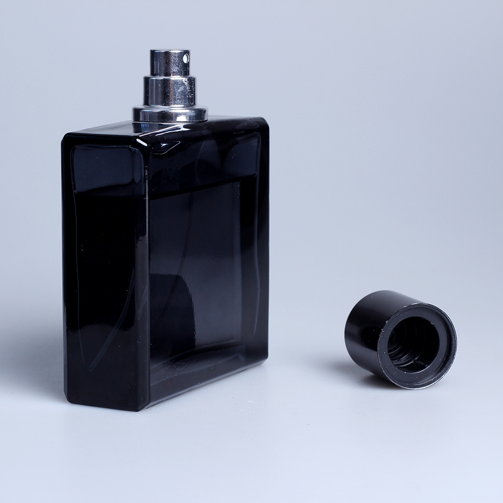 50ml High quality black glass spray mini empty perfume bottle for man