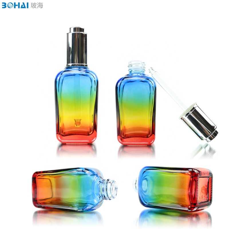 50ml Luxurious upscale perfume glass bottle with dropper