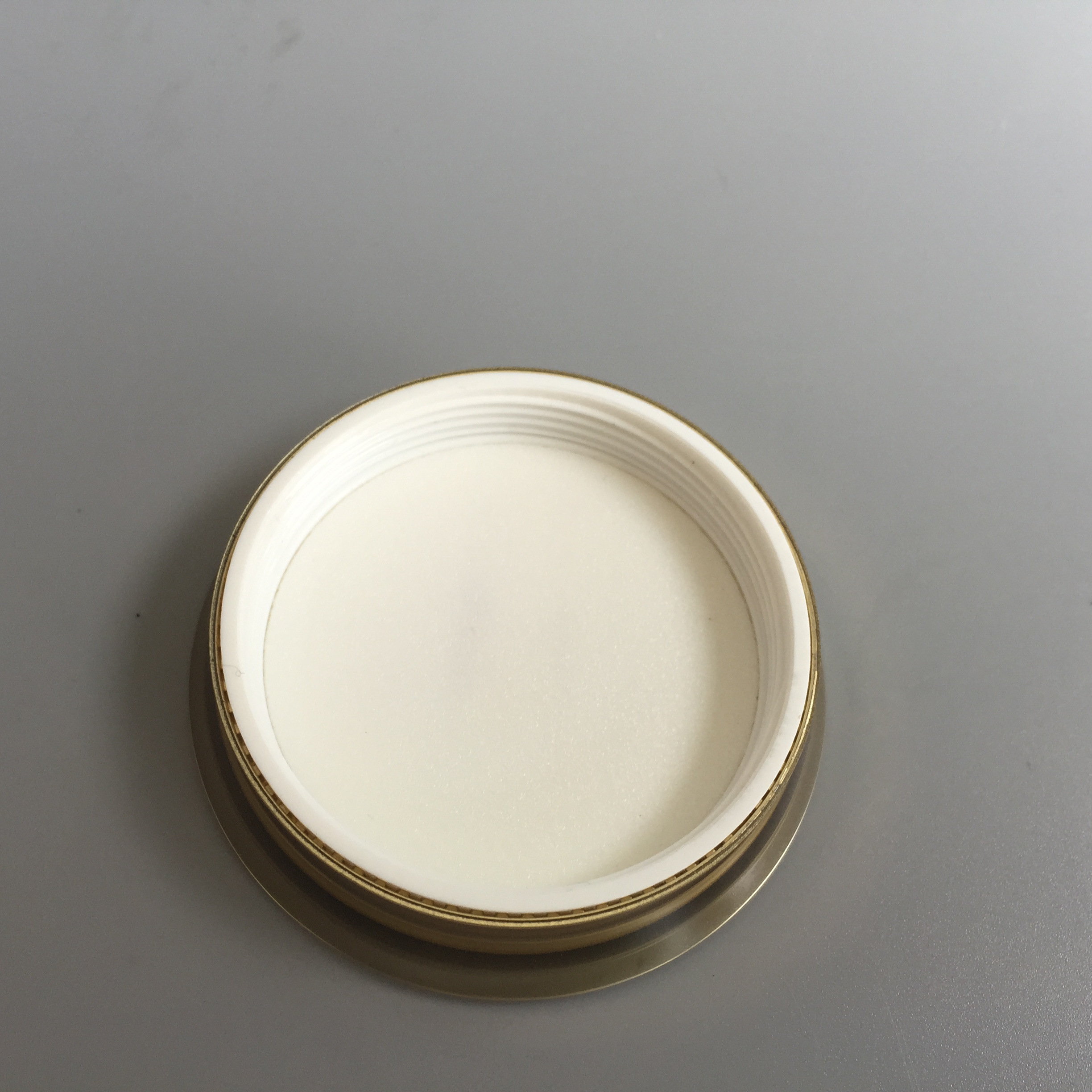 50ml Luxury Double Wall Acrylic Cosmetic Golden Jar