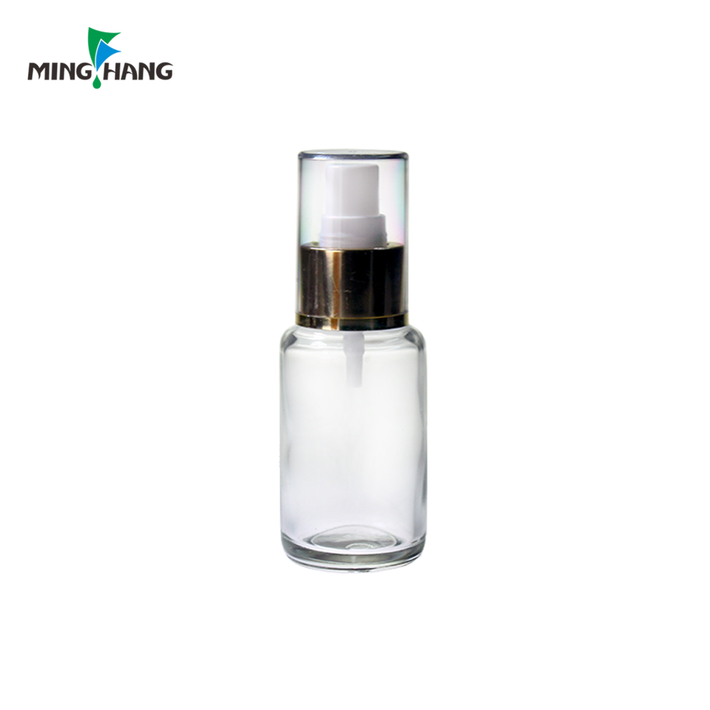 50ml Luxury Packaging Customized Glass Face Lotion body butter scrub Bottle PUMP Sprayer Frosted Skin Care Cream cosmetic jar