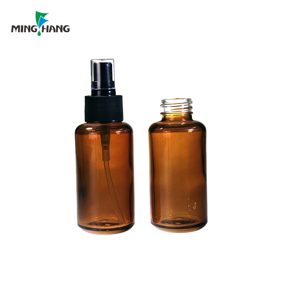50ml Luxury Packaging Customized Glass Face Lotion body butter scrub Bottle PUMP Sprayer Frosted Skin Care Cream cosmetic jar
