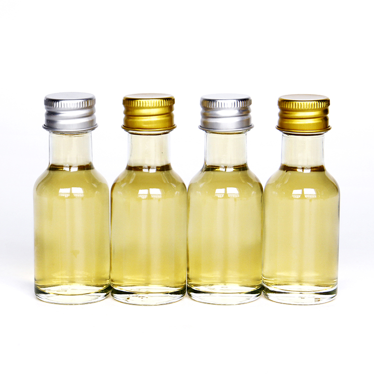 50ml Mini Small Sample Alcohol Juice Drinks Glass Wine Liquor Bottle With Screw Lid
