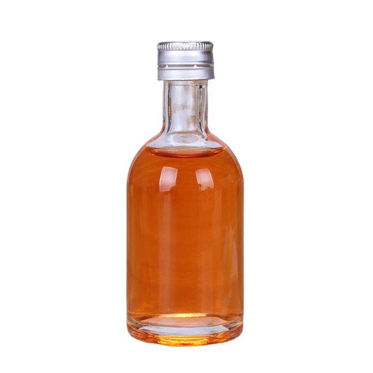50ml Mini Small Sample Alcohol Juice Drinks Glass Wine Liquor Bottle with Screw Cap