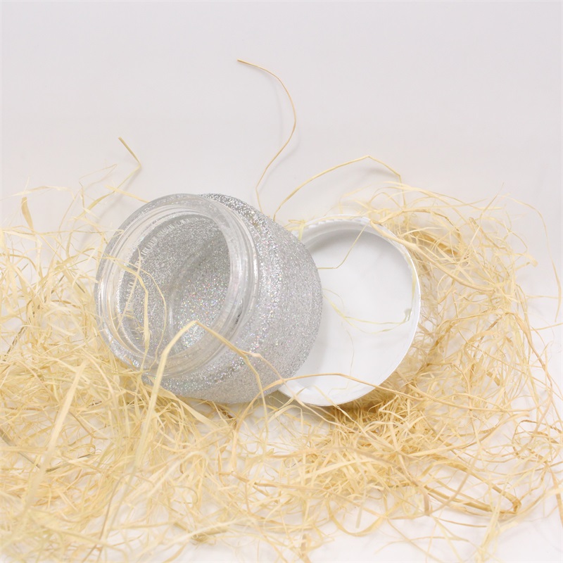 50ml New Clear Frosted Cosmetic Cream Glass Jar 50g