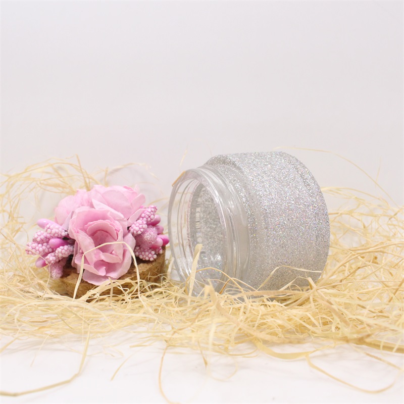 50ml New Clear Frosted Cosmetic Cream Glass Jar 50g