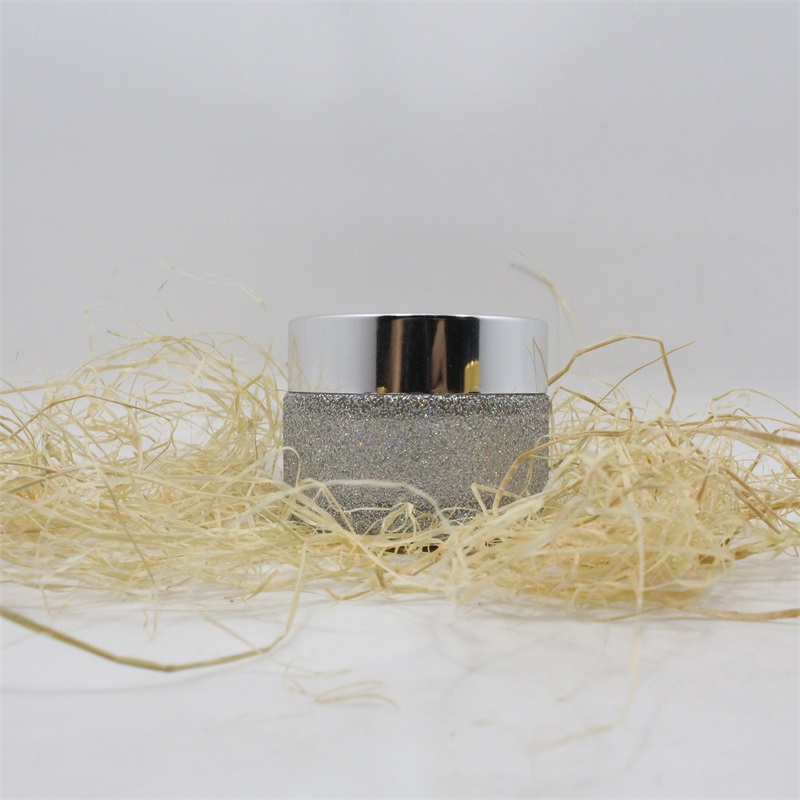 50ml New Clear Frosted Cosmetic Cream Glass Jar 50g